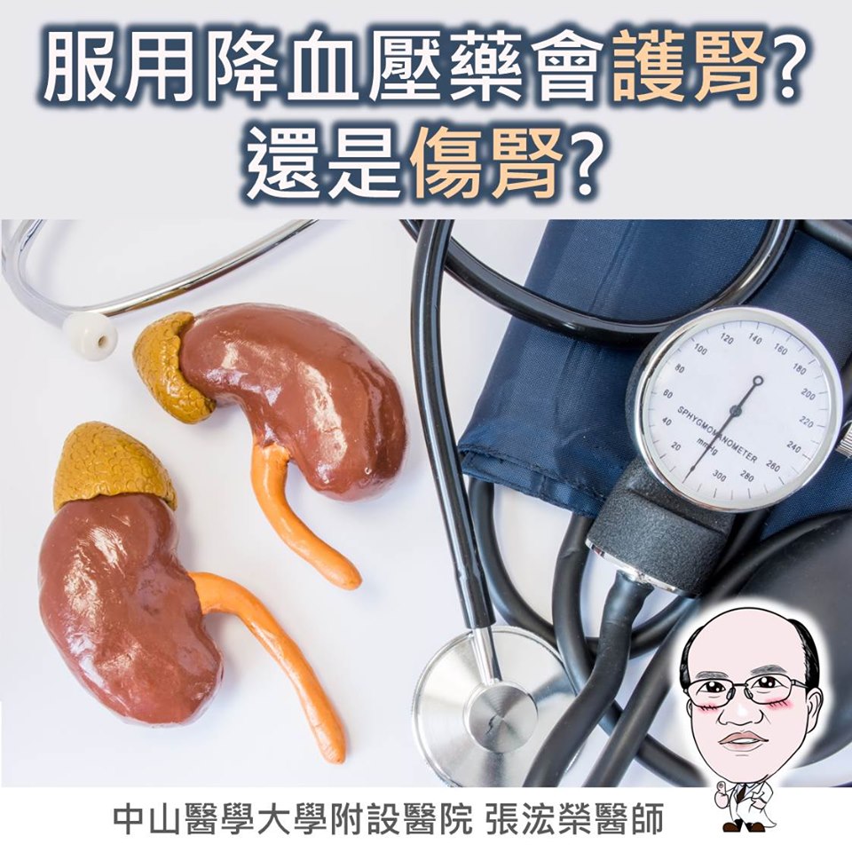 服用降血壓藥會護腎? 還是傷腎?